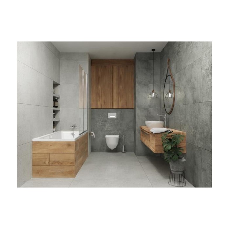 Плитка керамогранітна Newstone Grey 598x1198x8 Opoczno