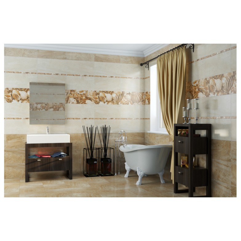 Фриз Sea Breeze Shells 30x600x9 Golden Tile