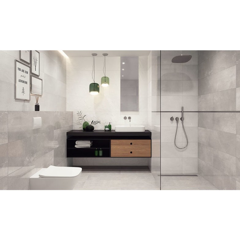 Плитка стінова Natura Bianco STR 300x600x9 Paradyz