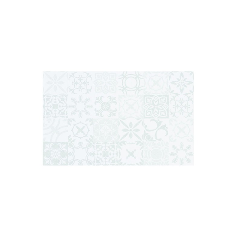 Плитка стінова Sansa White Pattern GLOSSY 250x400x8 Cersanit