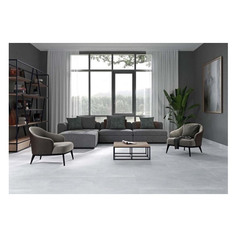 Плитка керамогранітна Solano Light Grey MAT 598x598x8 Cersanit