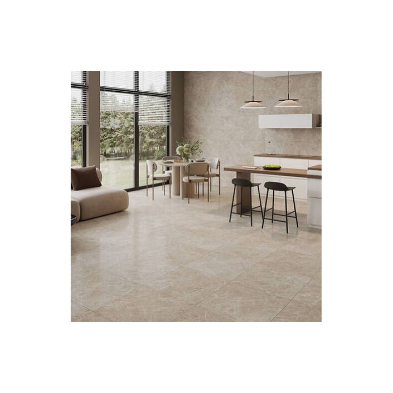 Плитка керамогранітна Alvaro Beige RECT 598x1198x8 Cersanit