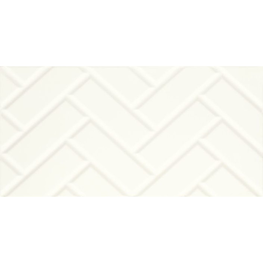 Плитка стінова Moonlight Bianco A RECT STR 295x595x9 Paradyz