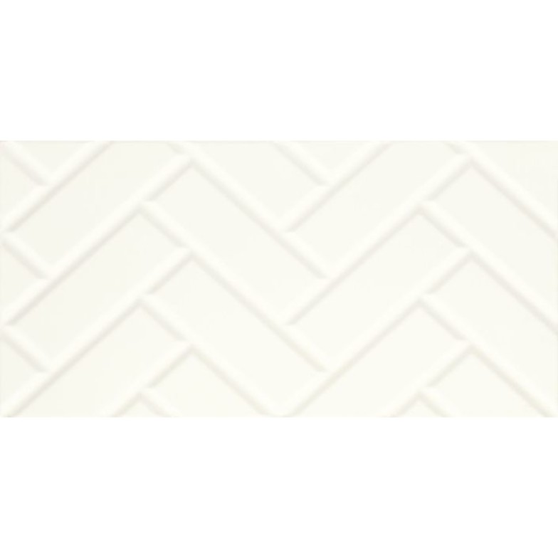 Плитка стінова Moonlight Bianco A RECT STR 295x595x9 Paradyz
