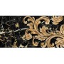 Декор Saint Laurent Decor №1 чорний 300x600x9 Golden Tile