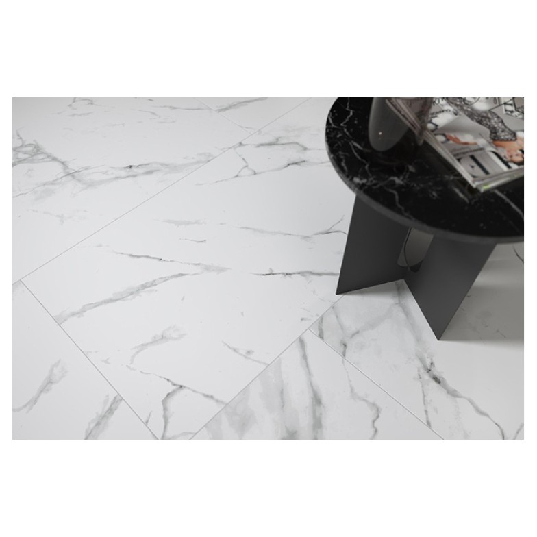 Плитка керамогранітна Calacatta Marble White RECT 598x1198x8 Opoczno