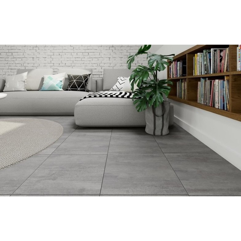 Плитка керамогранітна Febe Dark Grey 420×420x8,5 Cersanit