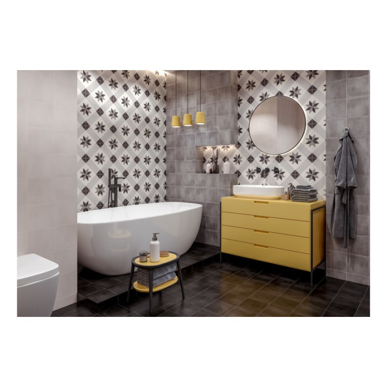 Плитка керамогранітна Marrakesh антрацит 186x186x8 Golden Tile