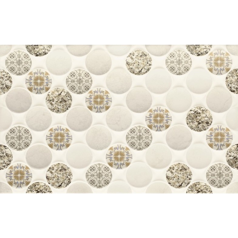 Плитка стінова Enrica Crema Motyw STR 250x400x8 Paradyz