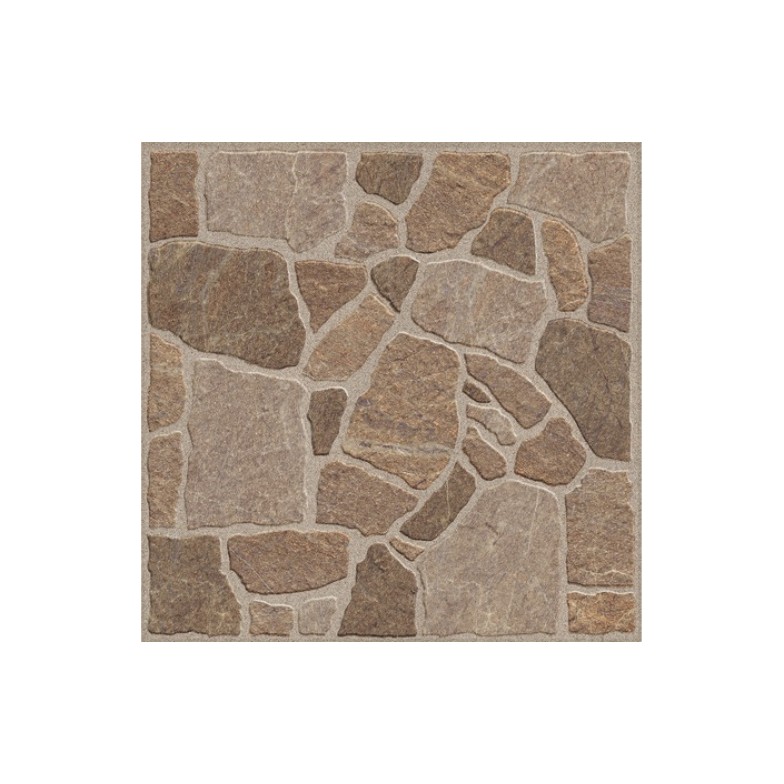 Плитка керамогранітна Cortile коричневий 400x400x8 Golden Tile