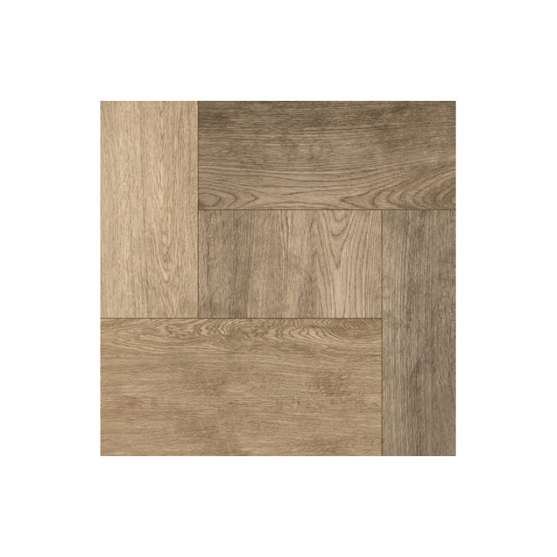 Плитка керамогранітна Home Wood коричневий 400x400x8 Golden Tile