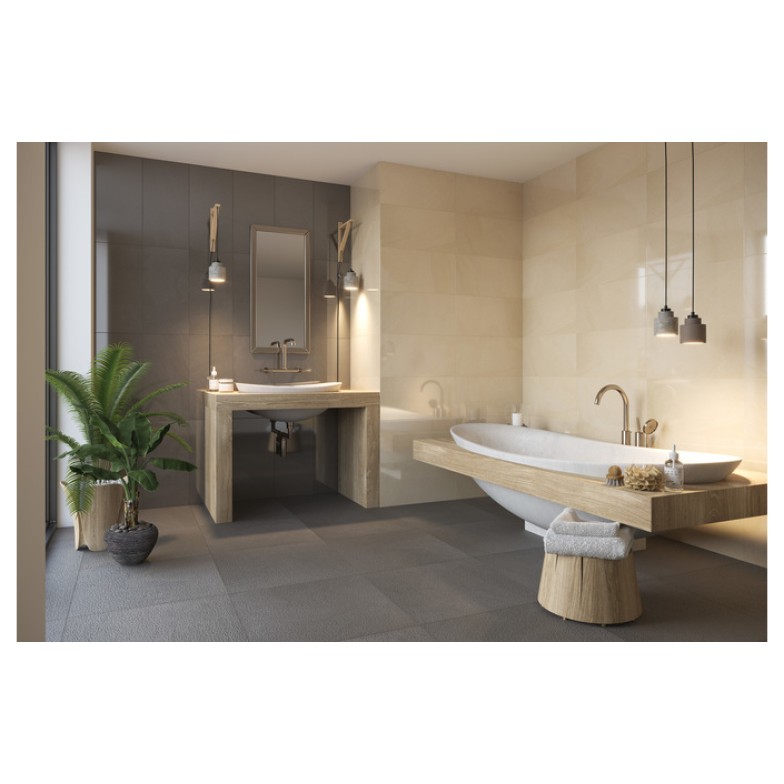 Плитка керамогранітна Rockstone Grys RECT 598x598x9 Paradyz
