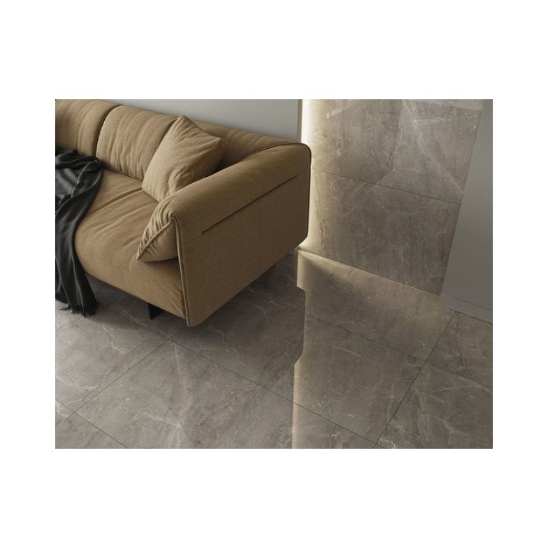 Плитка керамогранітна Wonderstone Light Grey RECT POL 598x598x9 Paradyz