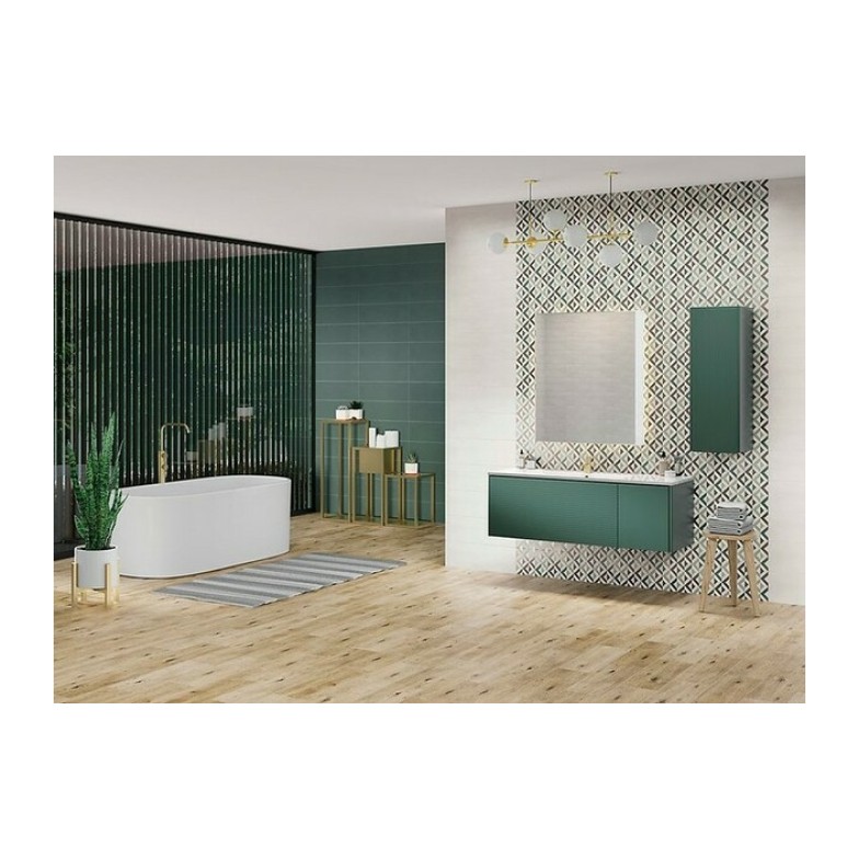 Плитка стінова Gracia Green SAT 200x600x8,5 Cersanit