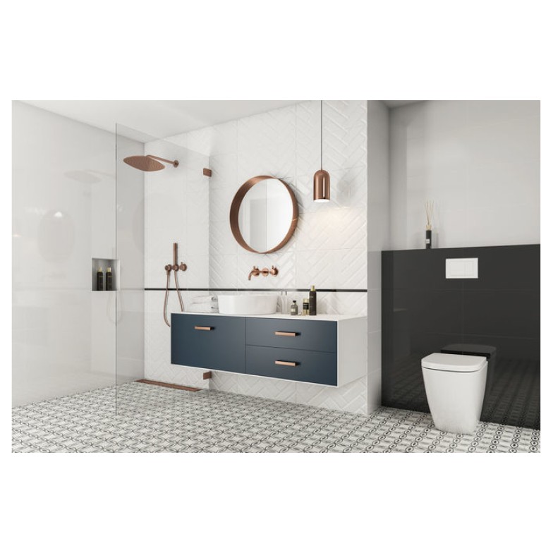 Мозаїка Moonlight Nero Romb Hexagon 204x238x6 Paradyz