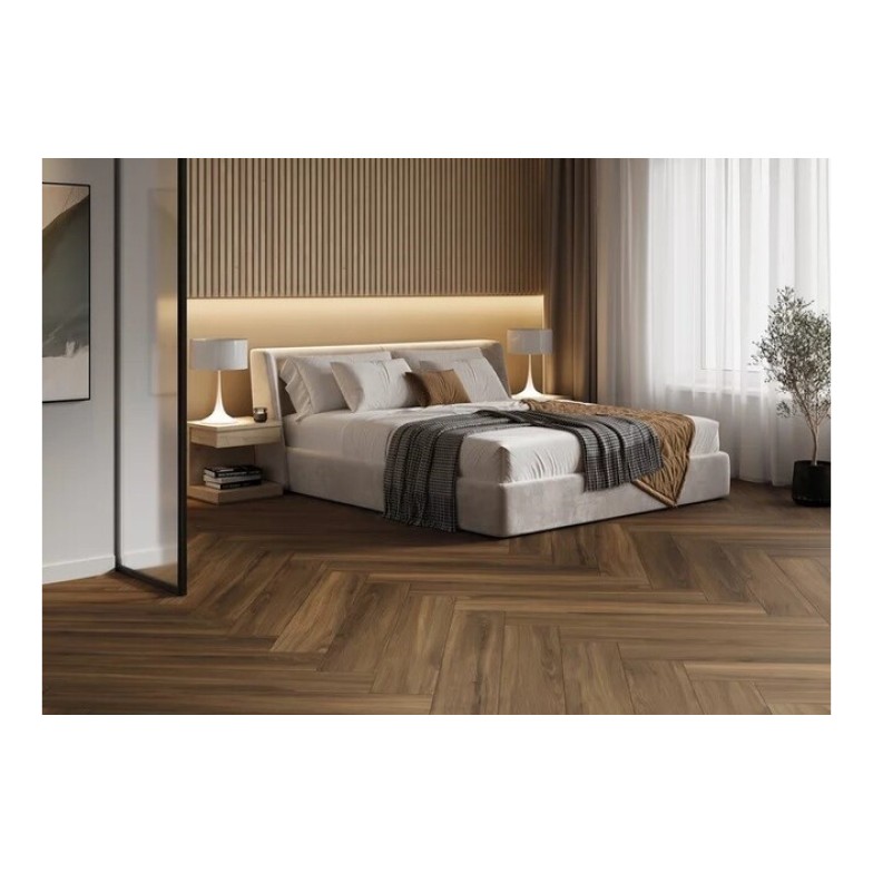 Плитка керамогранітна Prettywood Chocolate RECT STR 198x1198x8 Paradyz