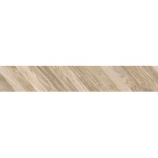 Плитка керамогранітна Wood Chevron Left бежевий 150x900x10 Golden Tile