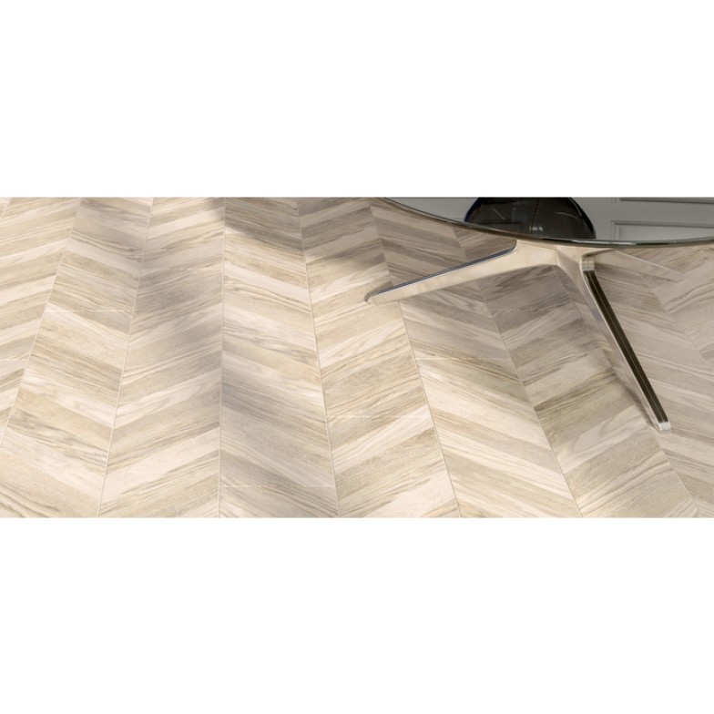 Плитка керамогранітна Wood Chevron Left бежевий 150x900x10 Golden Tile