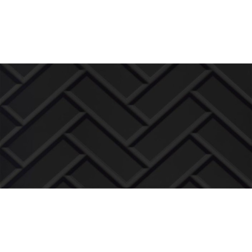 Плитка стінова Moonlight Nero A RECT STR 295x595x9 Paradyz Плитка стінова Moonlight Nero A RECT STR 295x595x9 Paradyz