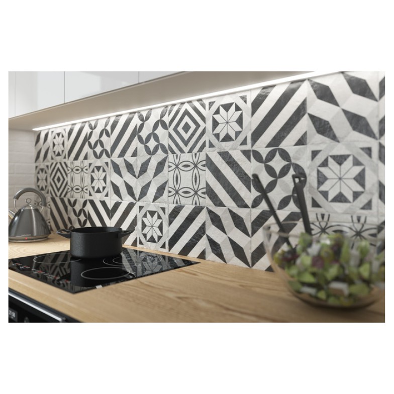 Плитка керамогранітна Modern Motyw B STR 198x198x7,5 Paradyz