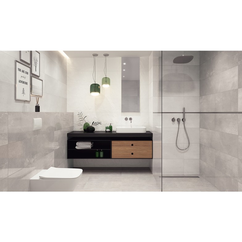 Плитка керамогранітна Naturo Grey 600x600x9,5 Paradyz