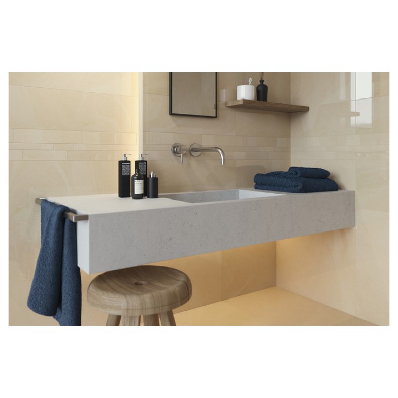 Плитка керамогранітна Rockstone Beige RECT 298x598x9 Paradyz