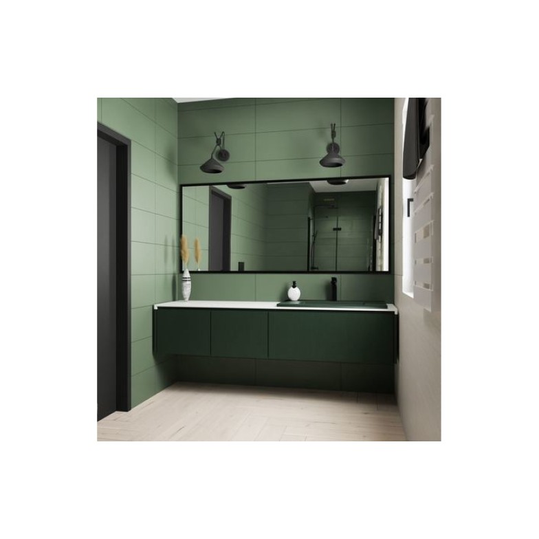 Плитка стінова Nightwish Green RECT 250x750x9 Paradyz