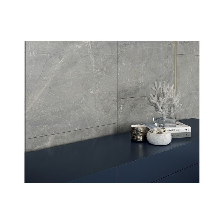 Плитка керамогранітна Marvelstone Light Grey RECT 598x1198x9 Paradyz