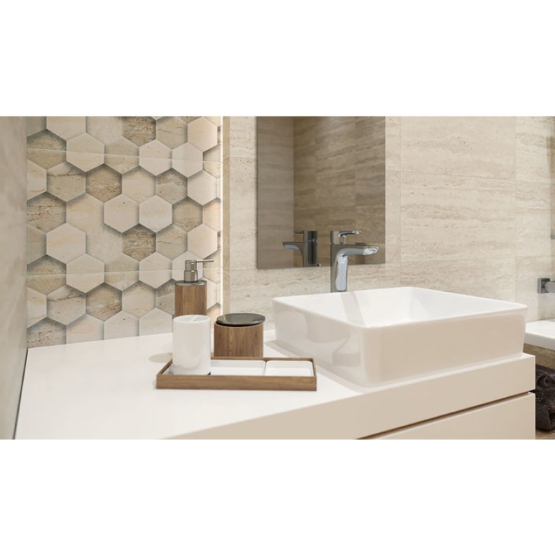 Плитка стінова Sunlight Sand Dark Crema 300x600x9 Paradyz