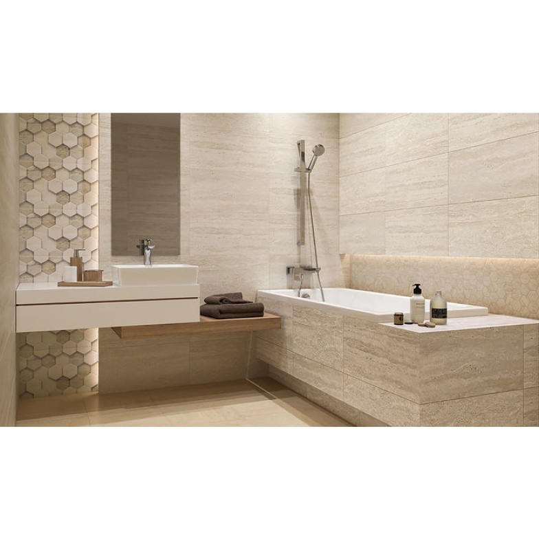 Плитка стінова Sunlight Sand Dark Crema 300x600x9 Paradyz