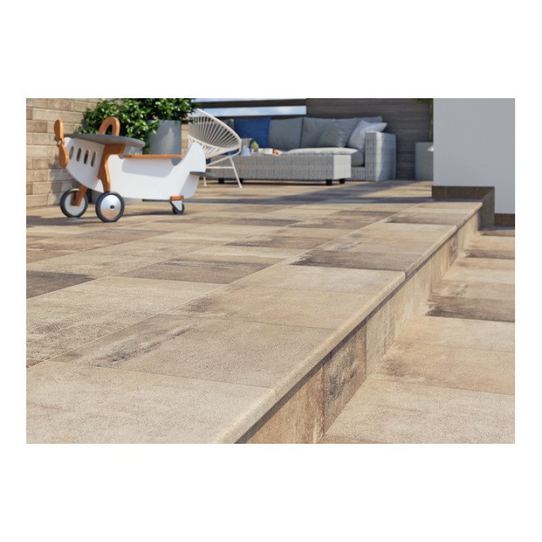 Цоколь правий Scandiano Beige 2х-елементний 81x300x11 Paradyz