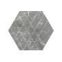 Плитка керамогранітна Marvelstone Light Grey Heksagon 171x198x7,5 Paradyz