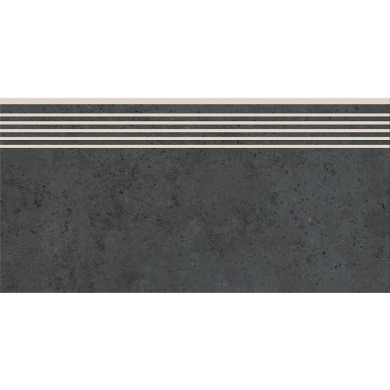 Сходинка пряма HIGHBROOK ANTHRACITE STEPTREAD 298х598x9 Cersanit