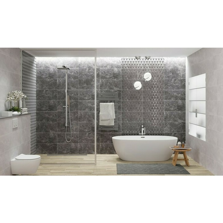 Плитка стінова Teneza Grey GLOSSY 297x600x9 Opoczno