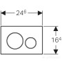 Кнопка для змиву Geberit Sigma 115.778.KH.1 20