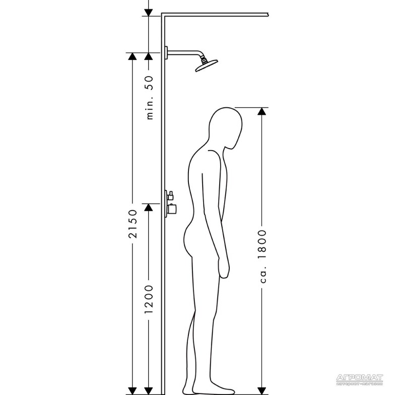 Верхній душ Hansgrohe Raindance E 27376000