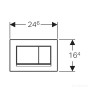 115.883.KH.1  Sigma 30 Кнопка для змиву Geberit