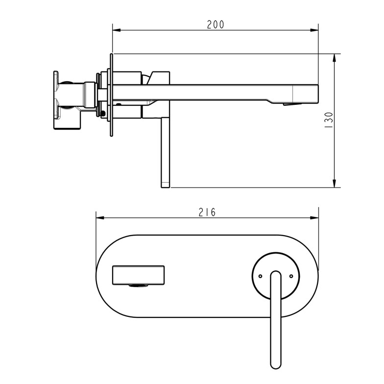 Змішувач для раковини DEVIT LAGUNA 8411X110