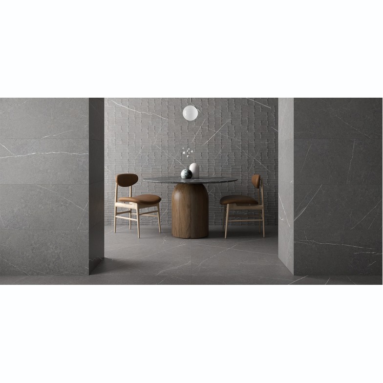 Плитка Argenta Ceramica CAPRI SOLARO GREY 40x120 декор