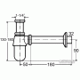 Сифон для раковин Viega 100674 під донний клапан