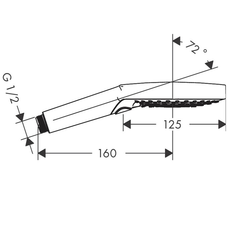 Hansgrohe 26014000 Raindance Select S 120 3jet Ручний душ