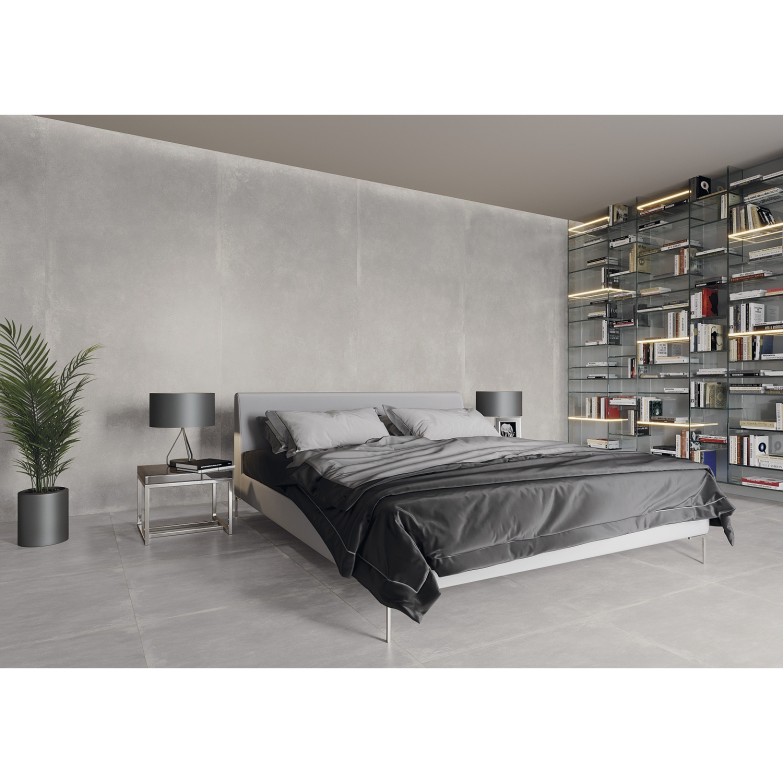 Плитка Керамограніт CERRAD GRES MODERN CONCRETE SILKY CRISTAL SILVER LAPP