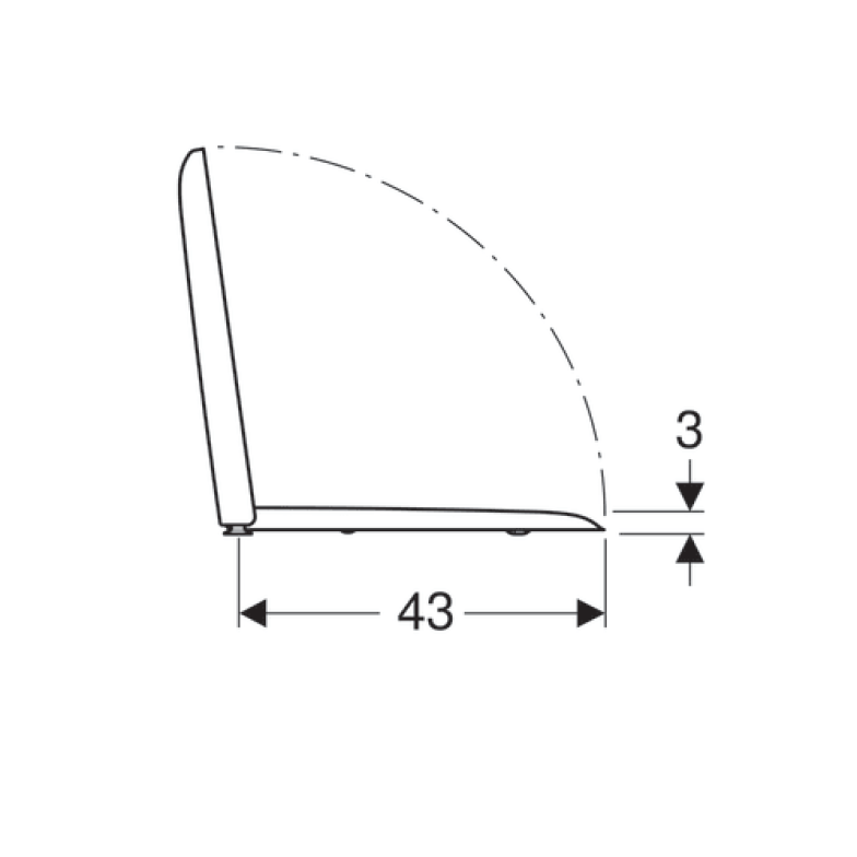 571910000 iCon Square Сидіння з кришкою для унітаза, дюропластове, металеві петлі, із Soft-close, колір білий