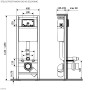 Інсталяція для унітазу PRIMERA 16.65.91 400х155х1120мм комплект 2в1
