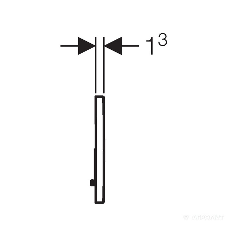 Кнопка для змиву Geberit Sigma 01 115.770.11.5