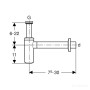 Сифон для раковин Geberit 151.035.21.1