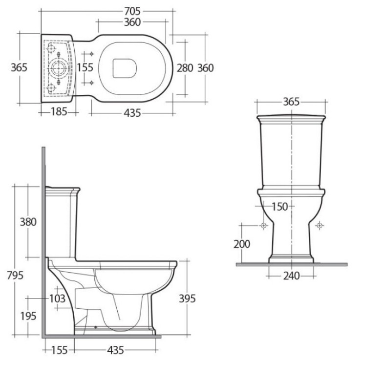 Унітаз підлоговий RAK Ceramics Washington WT11AWHA