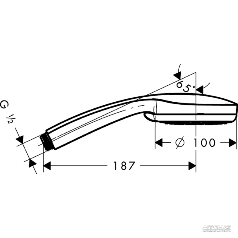 Ручний душ Hansgrohe Croma 28535000