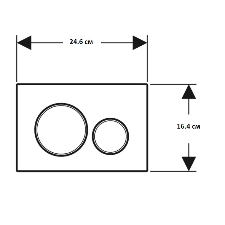 Клавіша для змиву Geberit Sigma 115.882.KJ.1