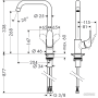 Змішувач для кухні Hansgrohe Focus 31820000